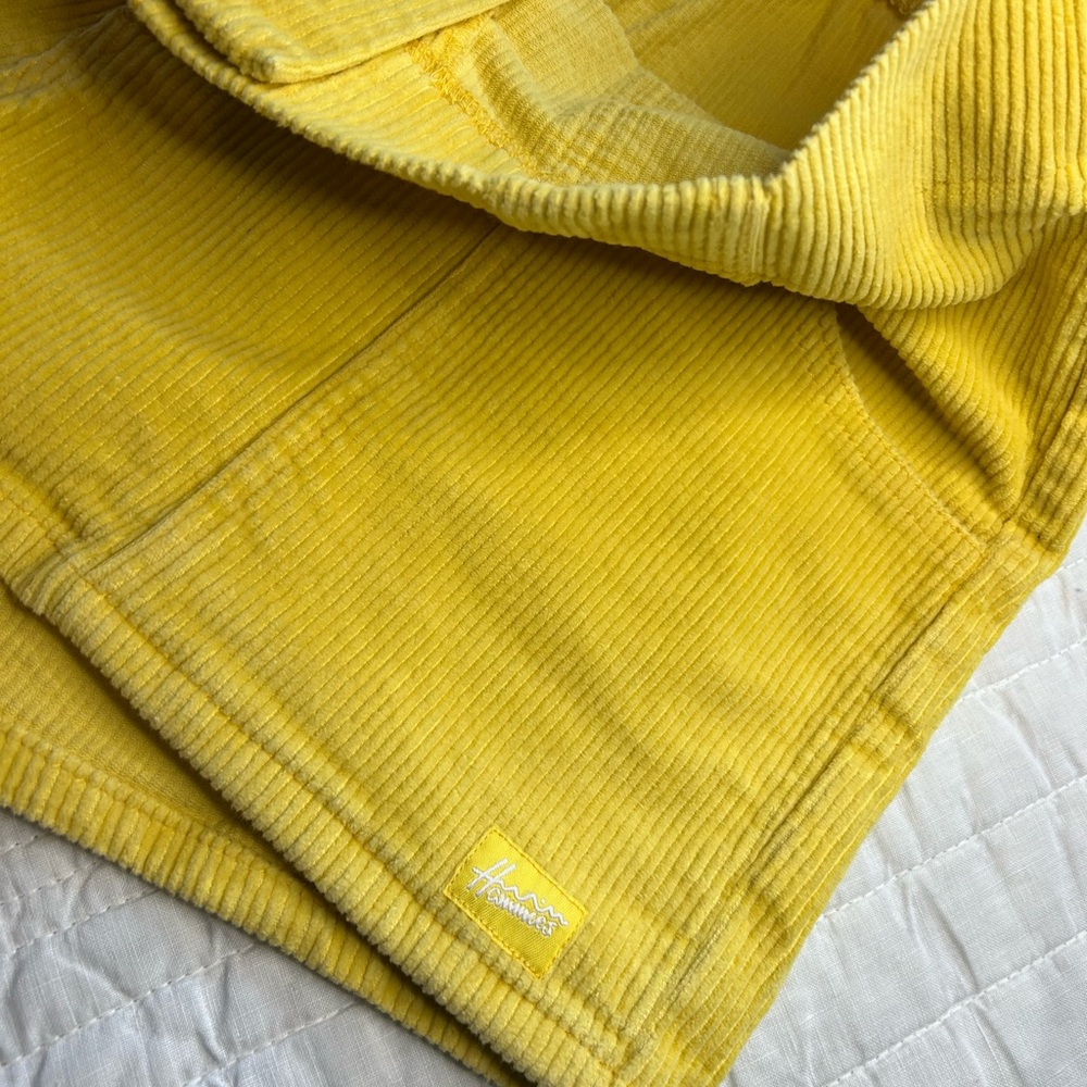 Hammies High Waisted Corduroy Shorts Yellow - Picture 5 of 5